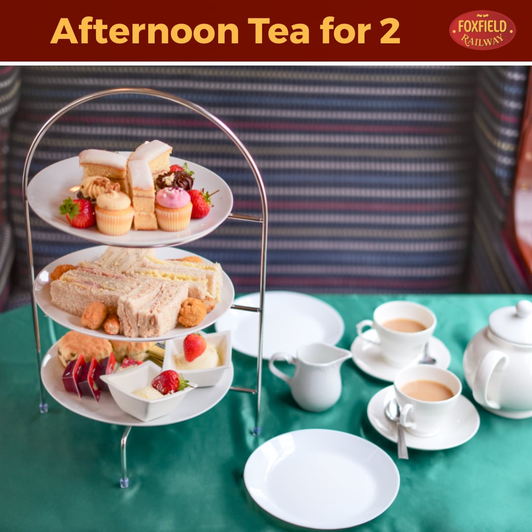 Foxfield Afternoon Tea for 2