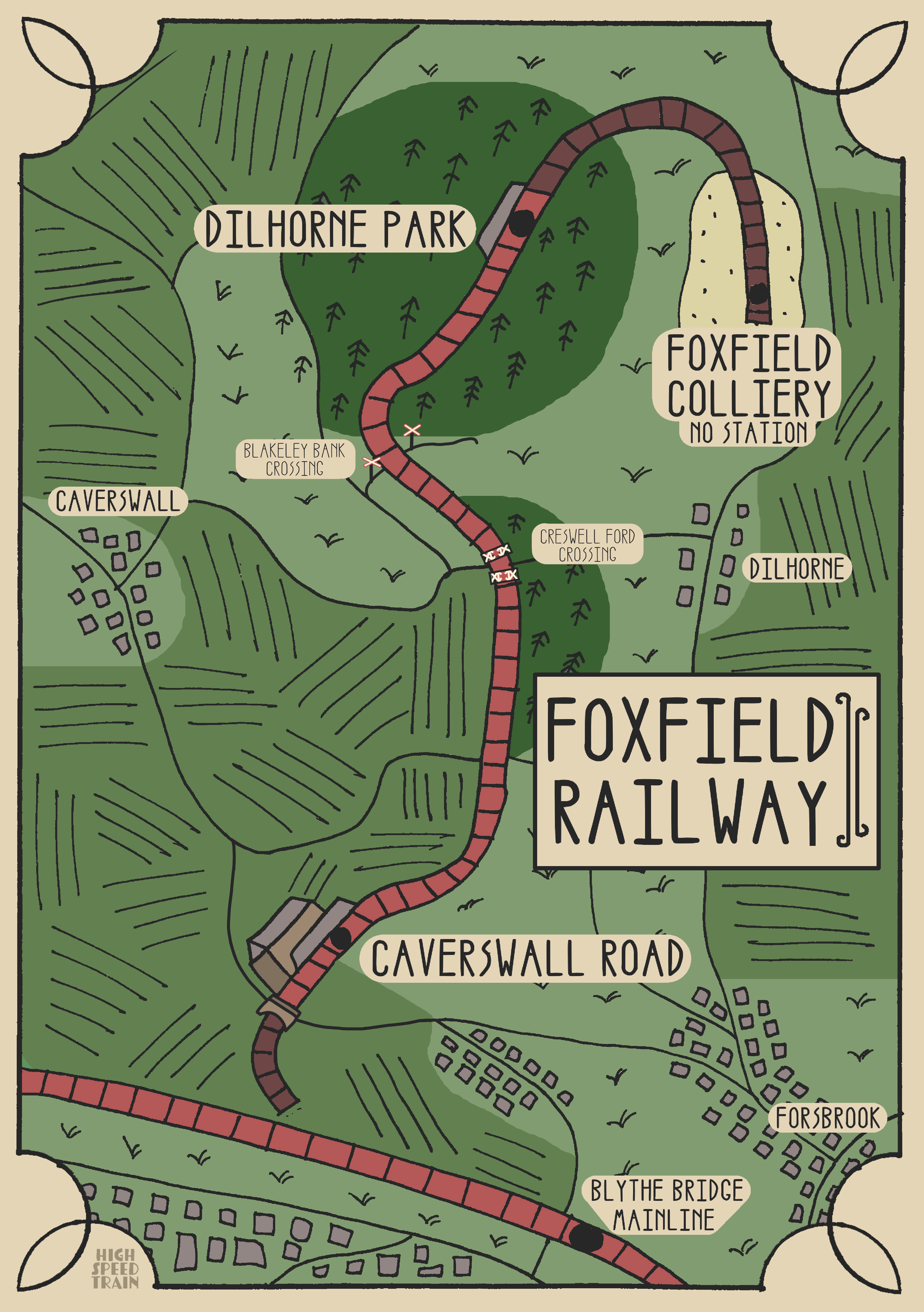 Foxfield-railway-full-line-map