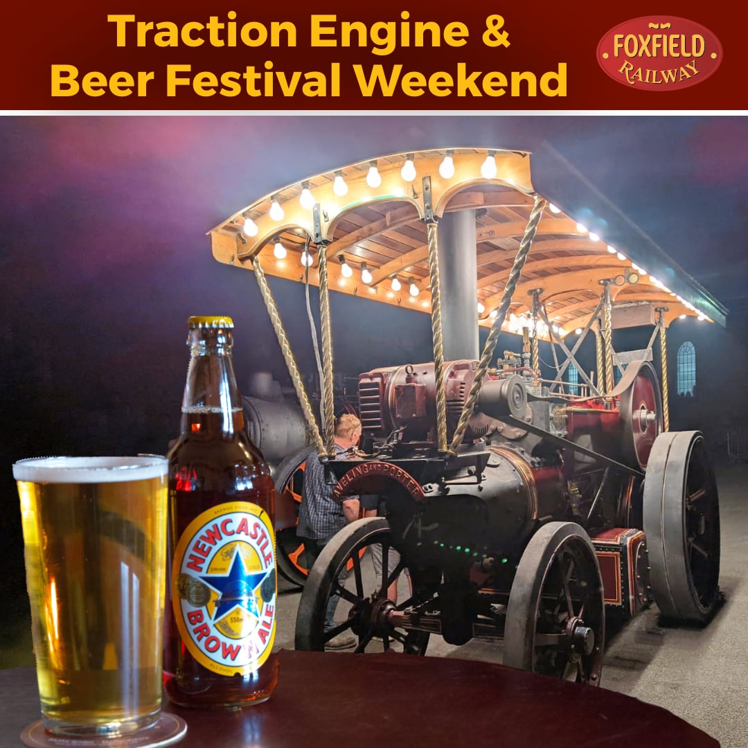 Foxfield Railway's Traction Engine & Beer Festival Weekend