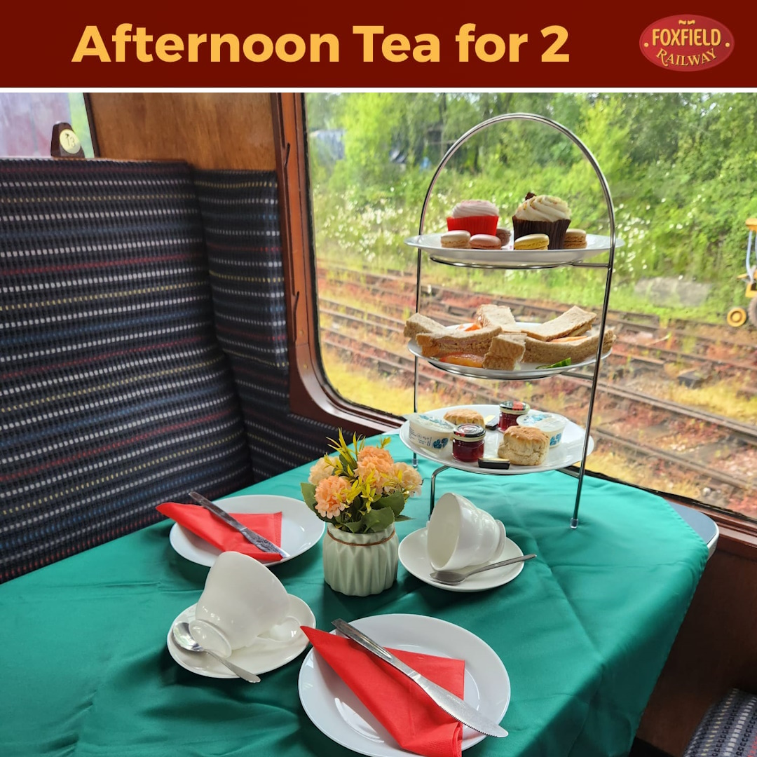 Foxfield Afternoon Tea for 2