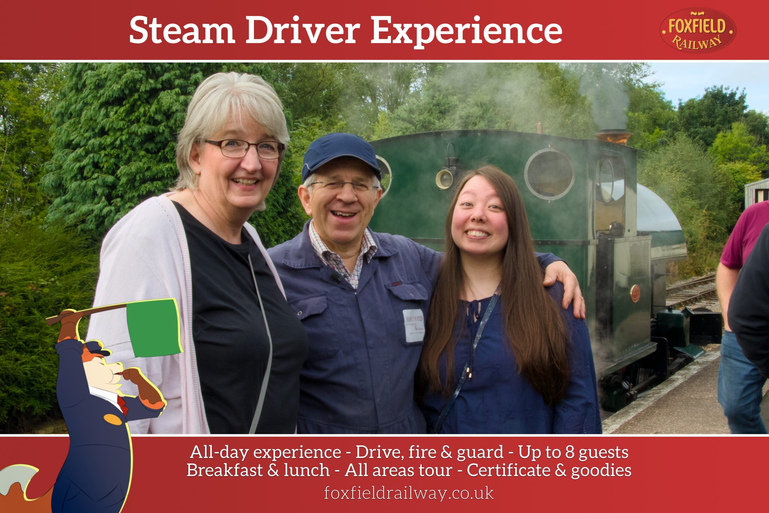 Foxfield Railway Steam Driver Experience
