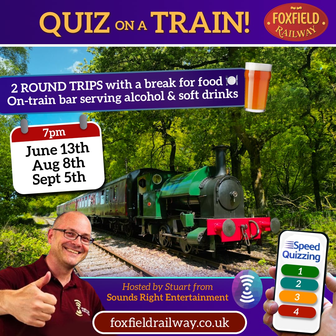 Foxfield Railway Quiz on a Train