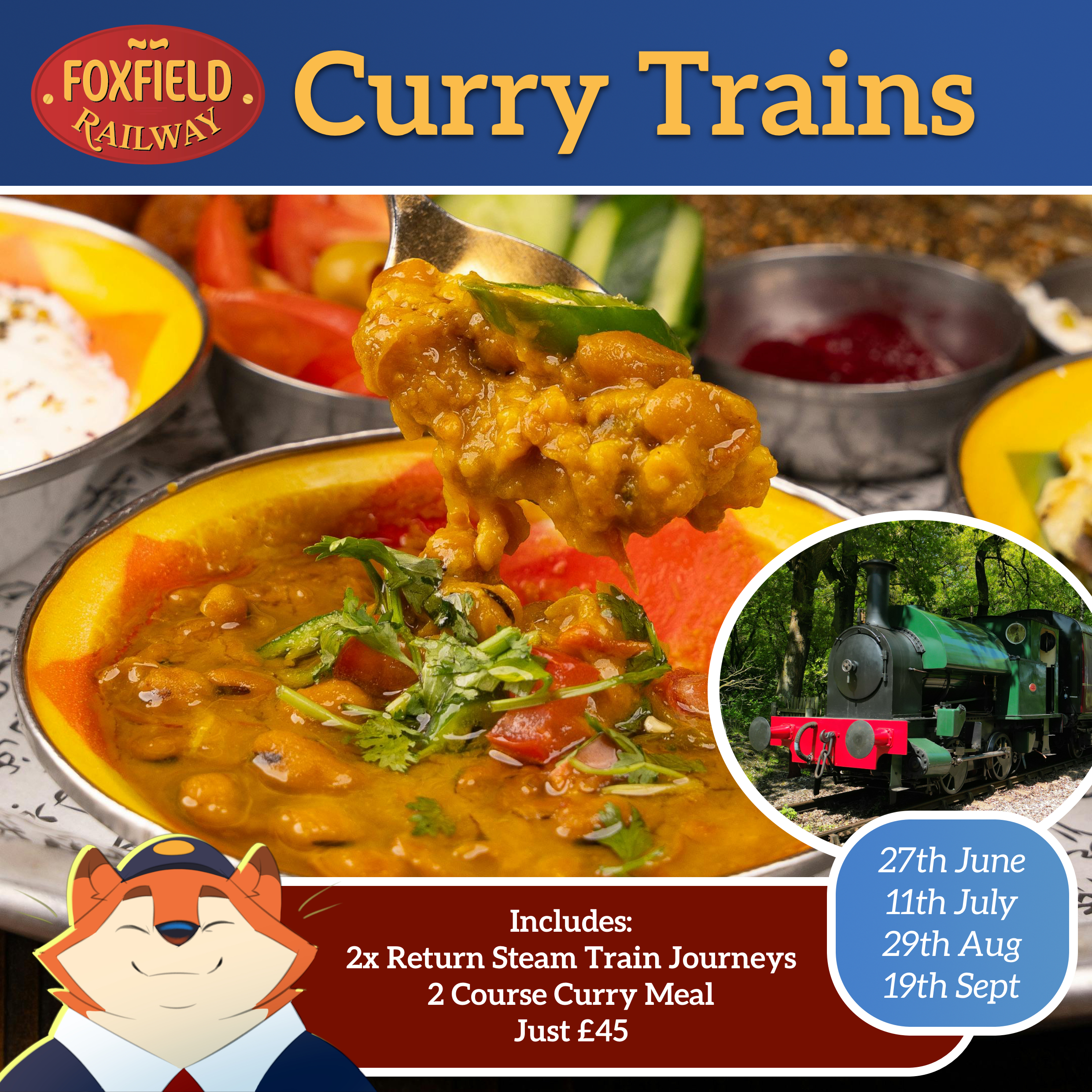 Foxfield Railway Curry Train Foxfield Railway Curry Train