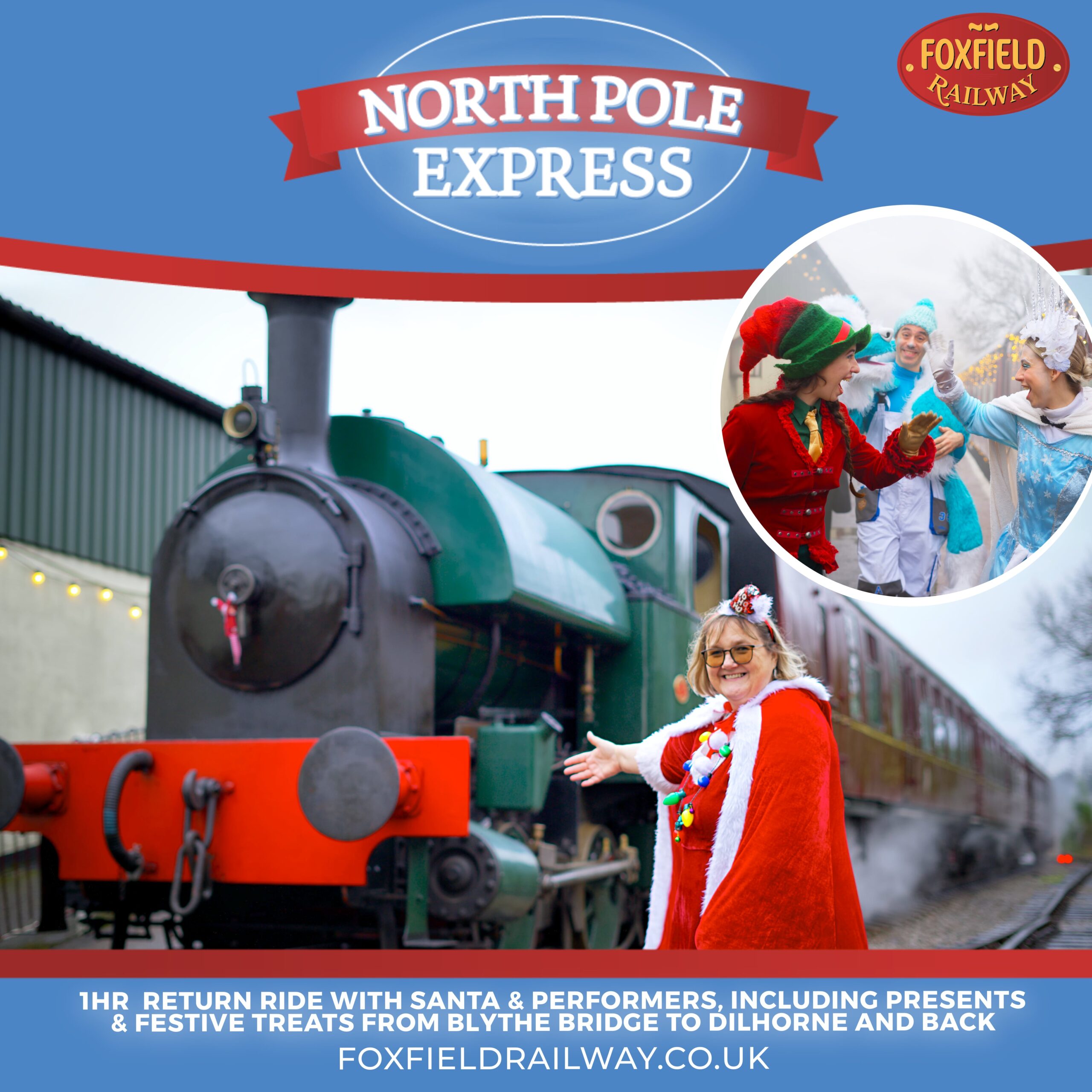 North Pole Express 2026 tickets live now at Foxfield Railway North Pole Express 2026 tickets live now at Foxfield Railway